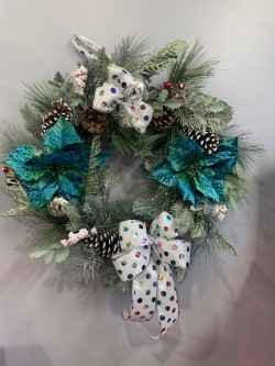 Seasonal door wreaths designed to your specifications by Flowers by Hughes, Monaghan Town, Ireland Seasonal door wreaths designed to your specifications by Flowers by Hughes, Monaghan Town, Ireland