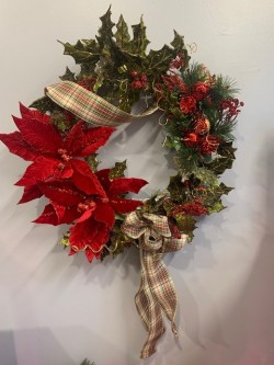 Christmas Door wreath designed to your specifications by Flowers by Hughes, Monaghan Town, Ireland Christmas Door wreath designed to your specifications by Flowers by Hughes, Monaghan Town, Ireland